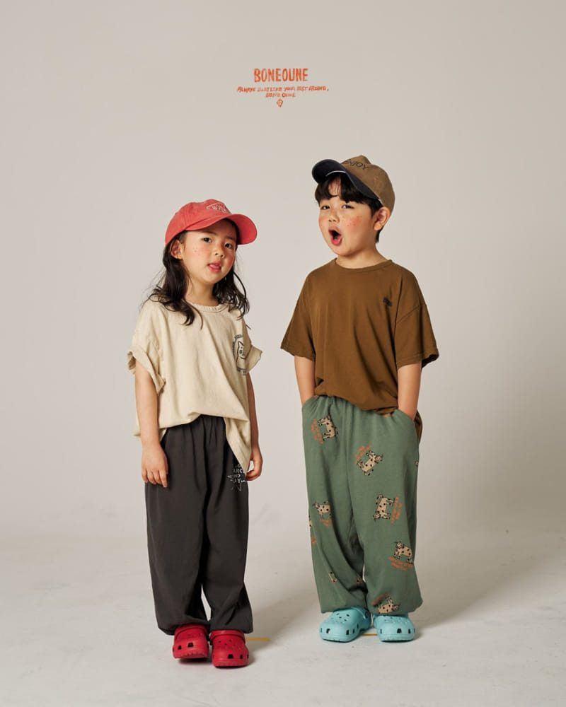 Boneoune - Korean Children Fashion - #childrensboutique - Love Cheetah Jogger Pants - 5