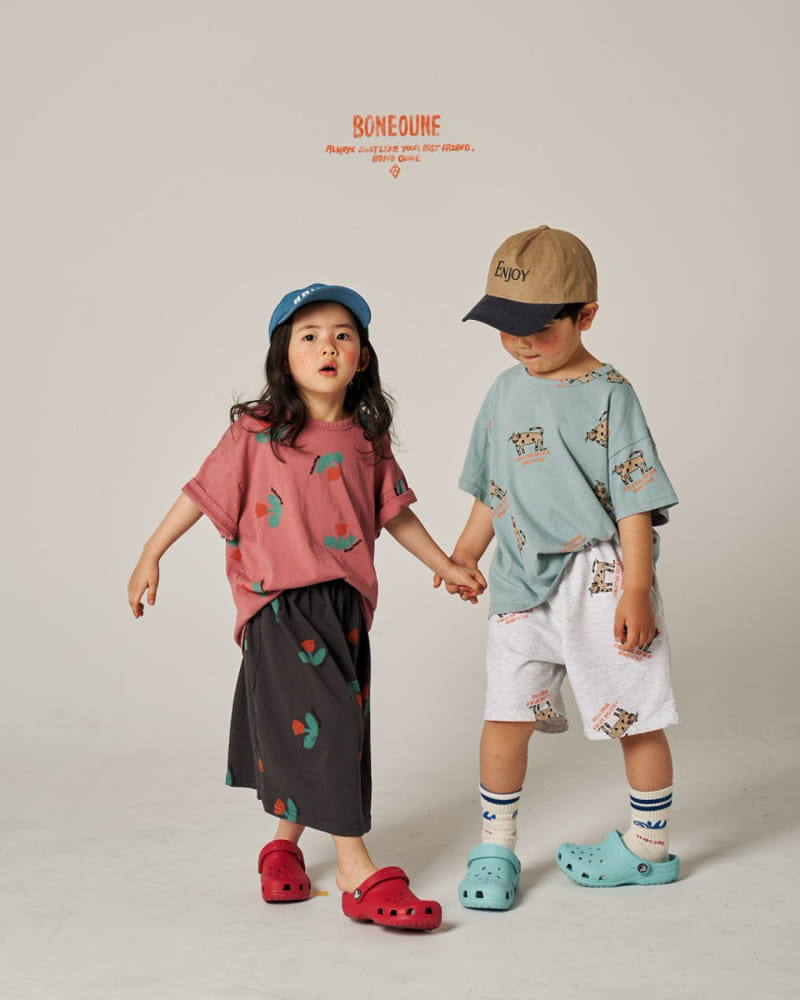 Boneoune - Korean Children Fashion - #discoveringself - Bhangr Flower Skirt - 6