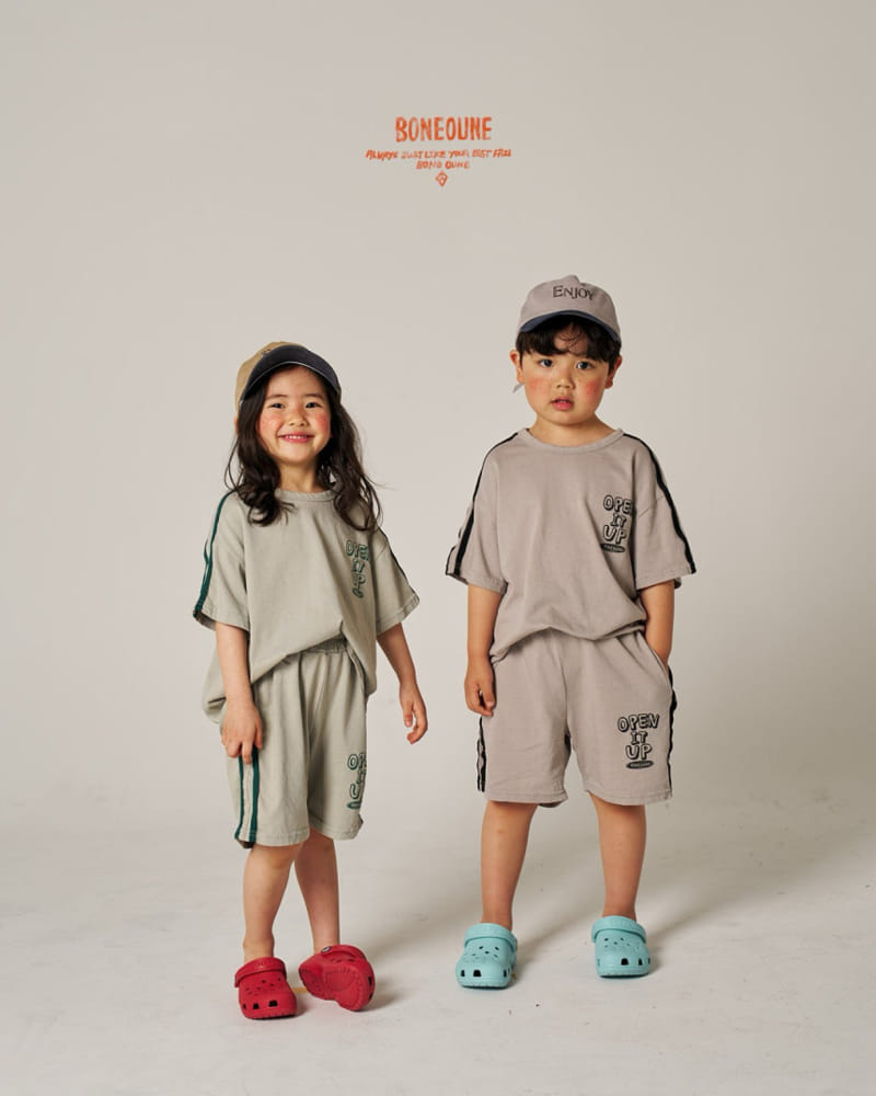 Boneoune - Korean Children Fashion - #discoveringself - Two Way Short Sleeve Tee - 7