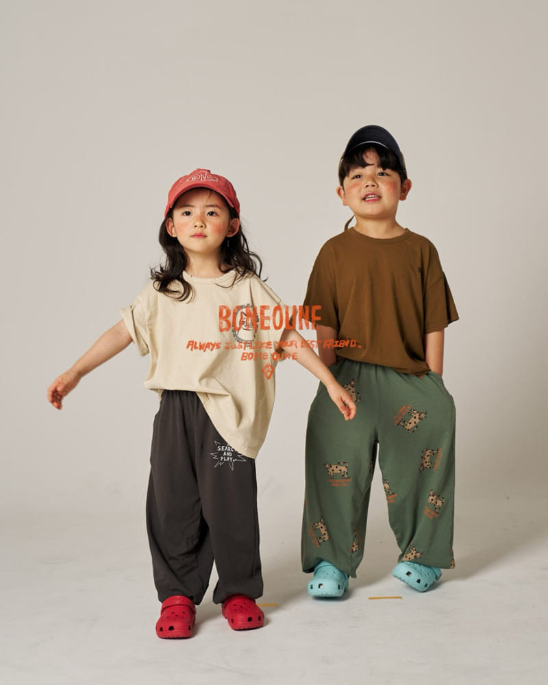 Boneoune - Korean Children Fashion - #discoveringself - Love Cheetah Jogger Pants - 7