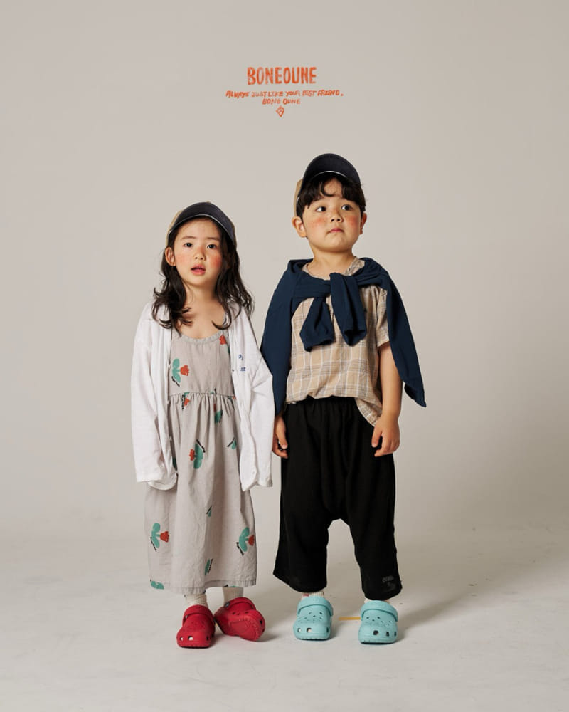 Boneoune - Korean Children Fashion - #designkidswear - Beta Check Shirt  - 4