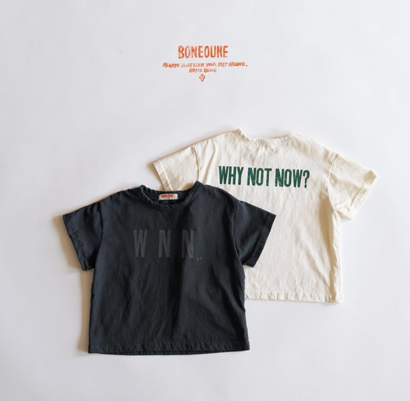 Boneoune - Korean Children Fashion - #discoveringself - Why Not Now Tee