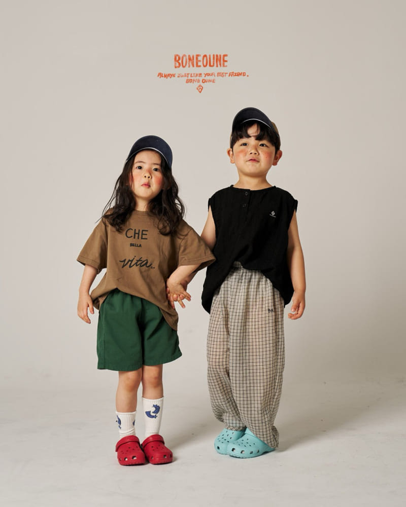 Boneoune - Korean Children Fashion - #discoveringself - Haribo Check Pants - 9