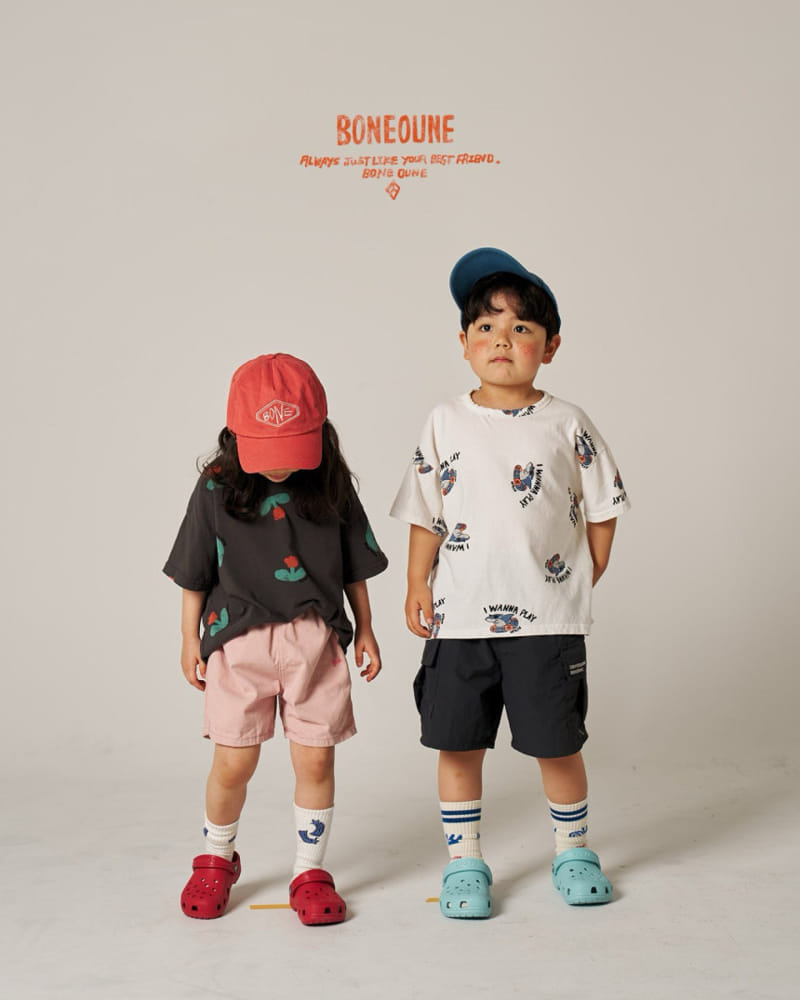 Boneoune - Korean Children Fashion - #fashionkids - Mignon Short Sleeve Tee - 9