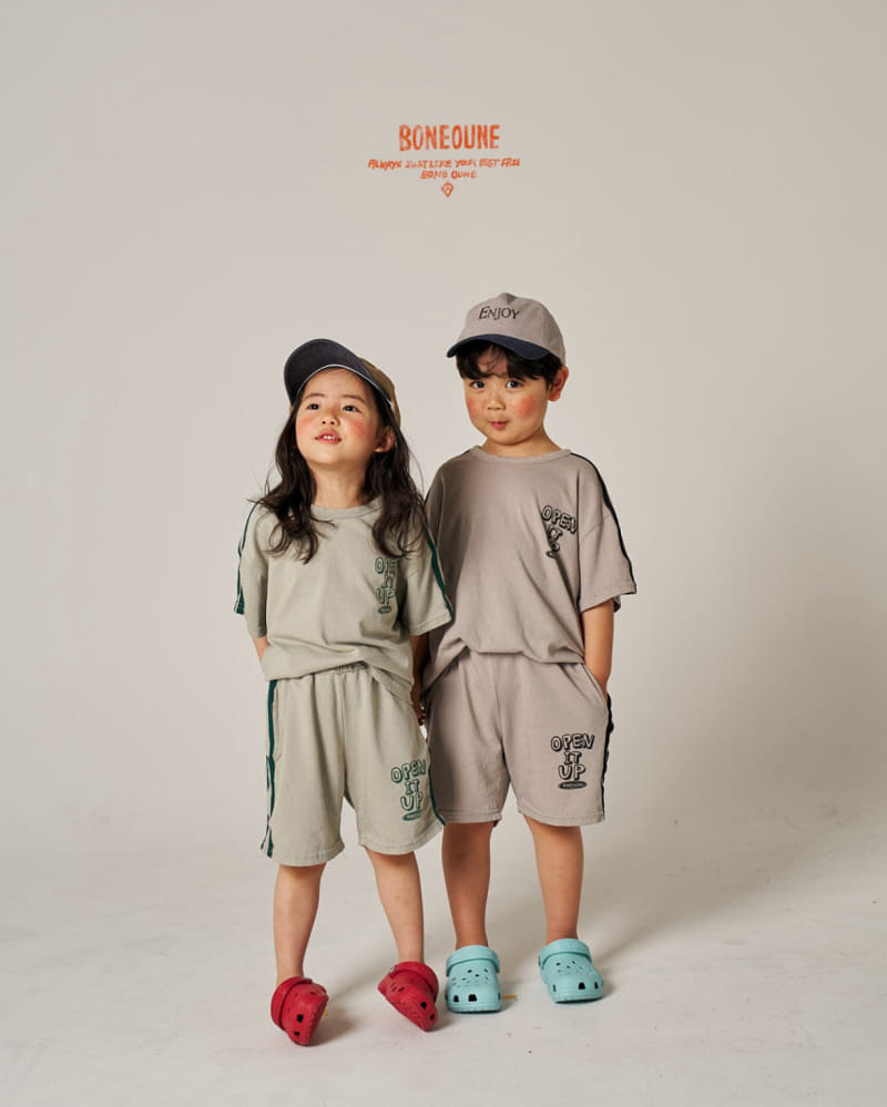 Boneoune - Korean Children Fashion - #fashionkids - Two Way Short Sleeve Tee - 8