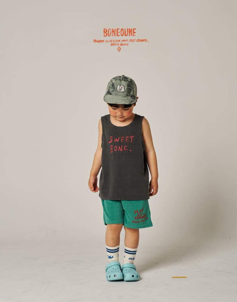 Boneoune - Korean Children Fashion - #fashionkids - Sweet Non Sleeve Tee - 6