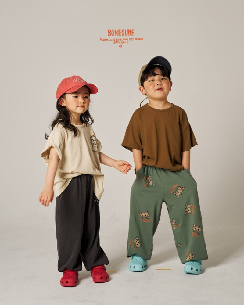 Boneoune - Korean Children Fashion - #fashionkids - Love Cheetah Jogger Pants - 8