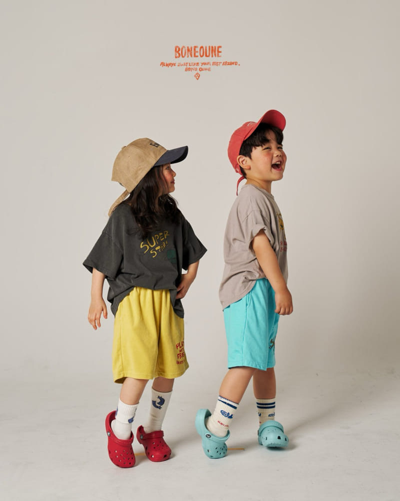 Boneoune - Korean Children Fashion - #kidsshorts - Red Cheek Cheetah Tee - 6