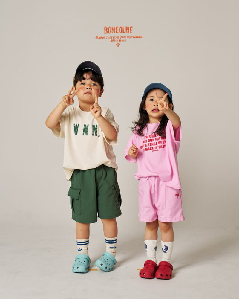 Boneoune - Korean Children Fashion - #kidsshorts - Out Fit Cargo Pants - 6