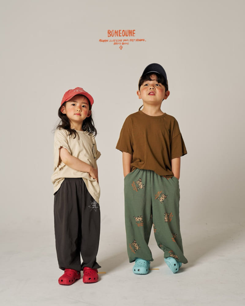 Boneoune - Korean Children Fashion - #kidsshorts - Love Cheetah Jogger Pants - 9