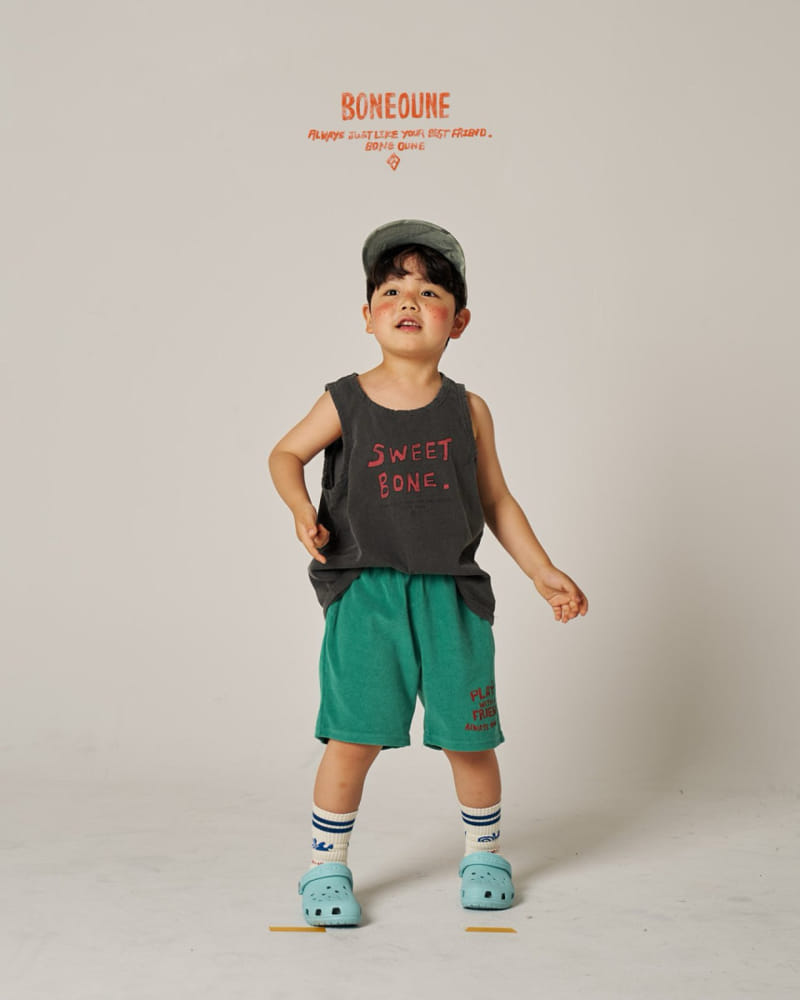 Boneoune - Korean Children Fashion - #kidsstore - Sweet Non Sleeve Tee - 8