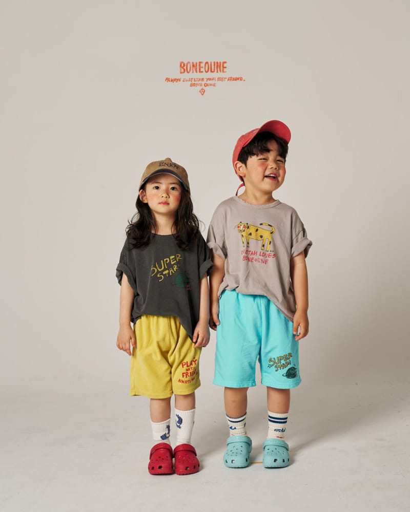 Boneoune - Korean Children Fashion - #kidsshorts - Star Shorts - 4