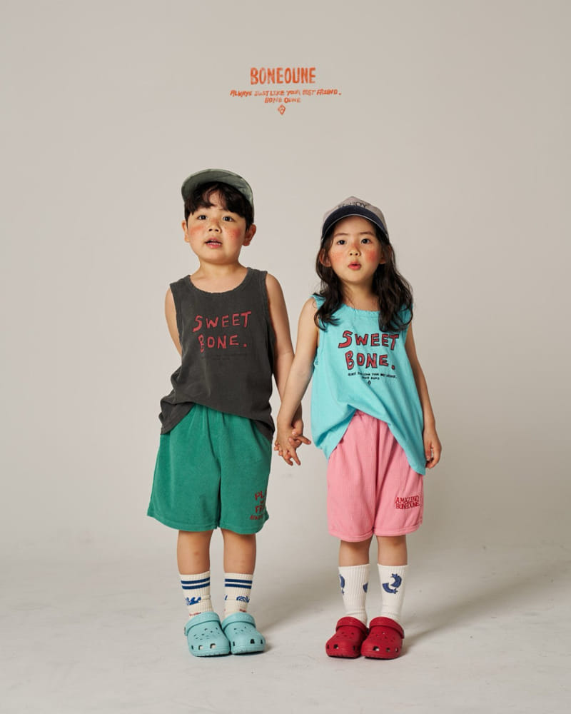 Boneoune - Korean Children Fashion - #littlefashionista - Sweet Non Sleeve Tee - 11