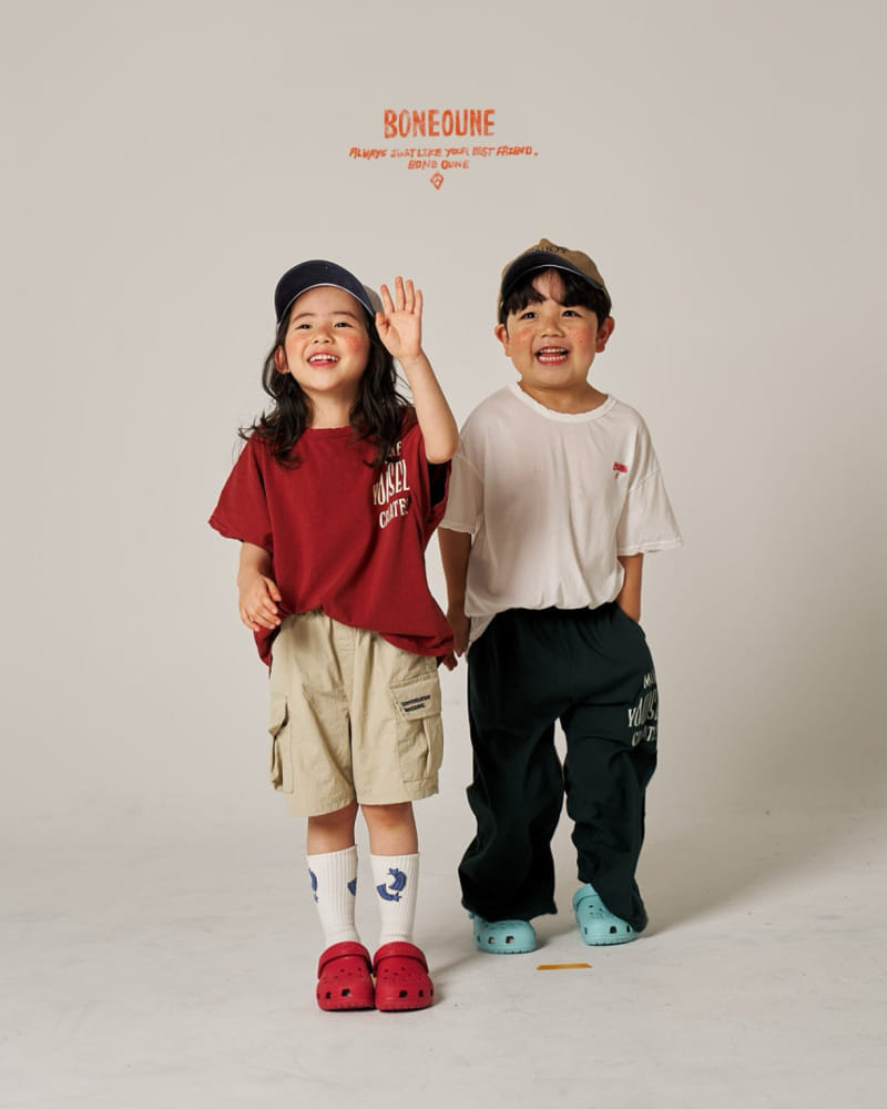 Boneoune - Korean Children Fashion - #littlefashionista - Single Wide Pants - 5