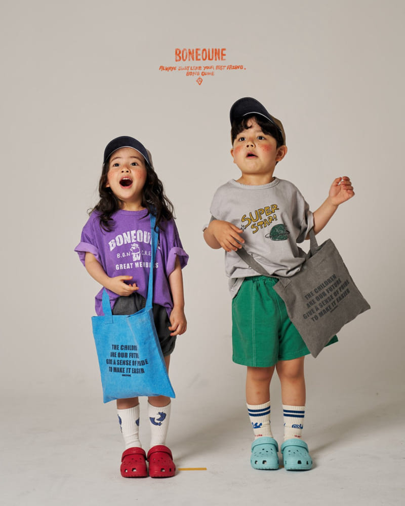 Boneoune - Korean Children Fashion - #littlefashionista - Crew Tee - 2