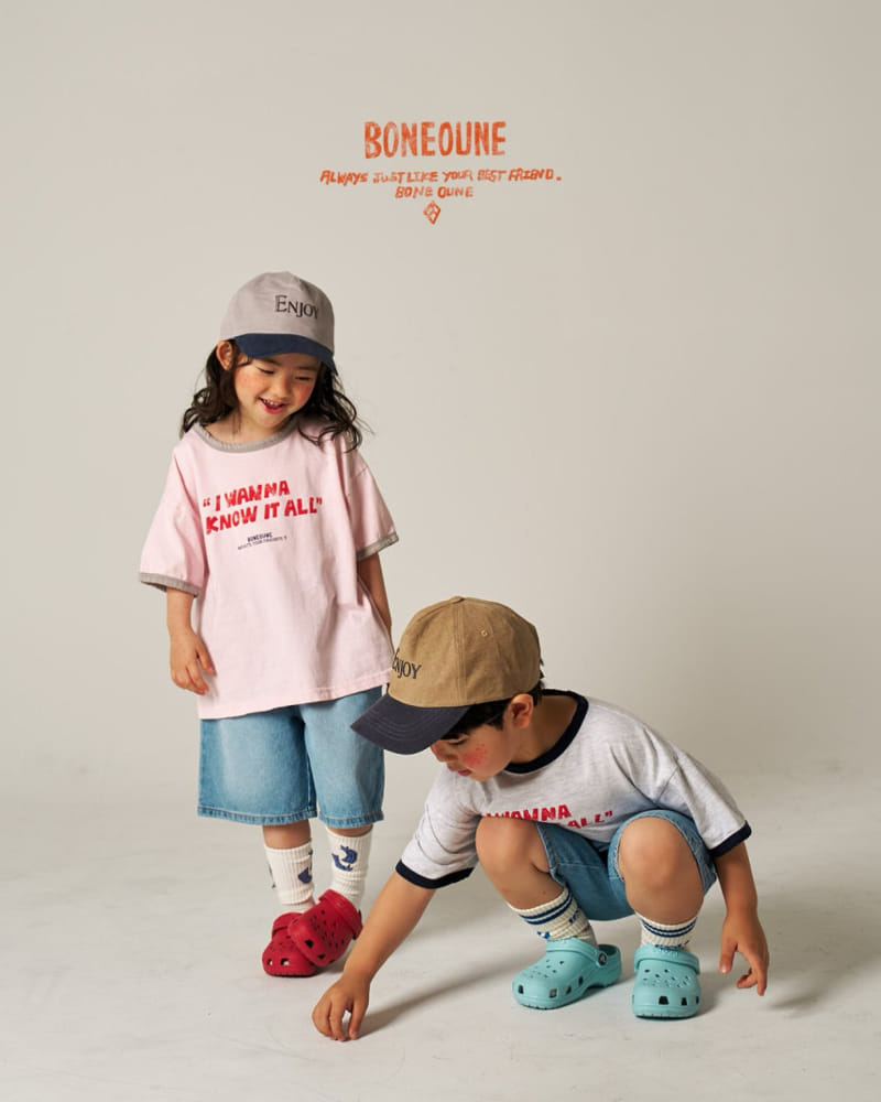 Boneoune - Korean Children Fashion - #littlefashionista - Wanna Combi Tee - 7