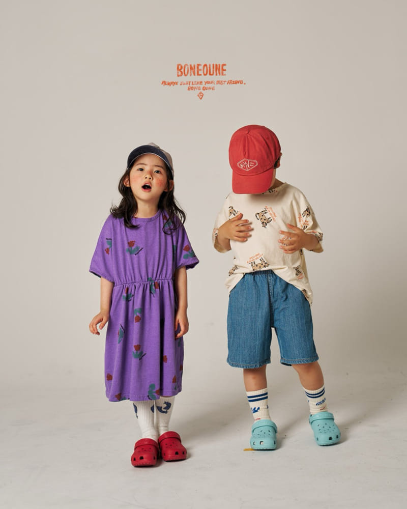 Boneoune - Korean Children Fashion - #magicofchildhood - Love Cheetah Jenpan Tee - 2