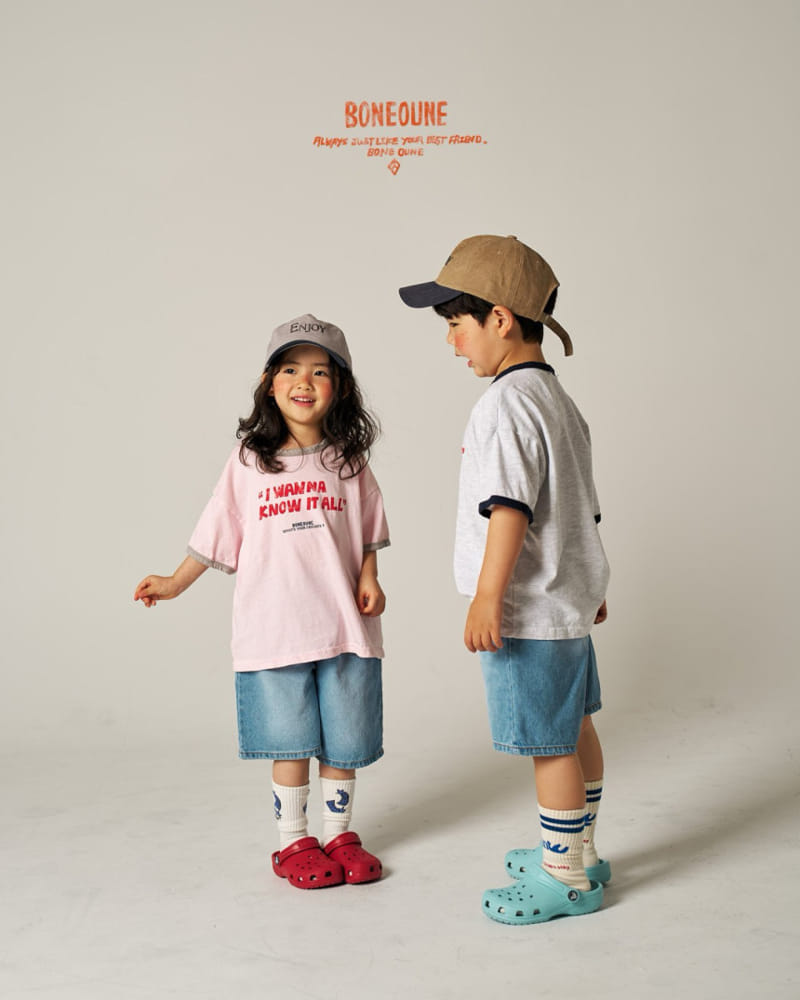 Boneoune - Korean Children Fashion - #magicofchildhood - Wanna Combi Tee - 8