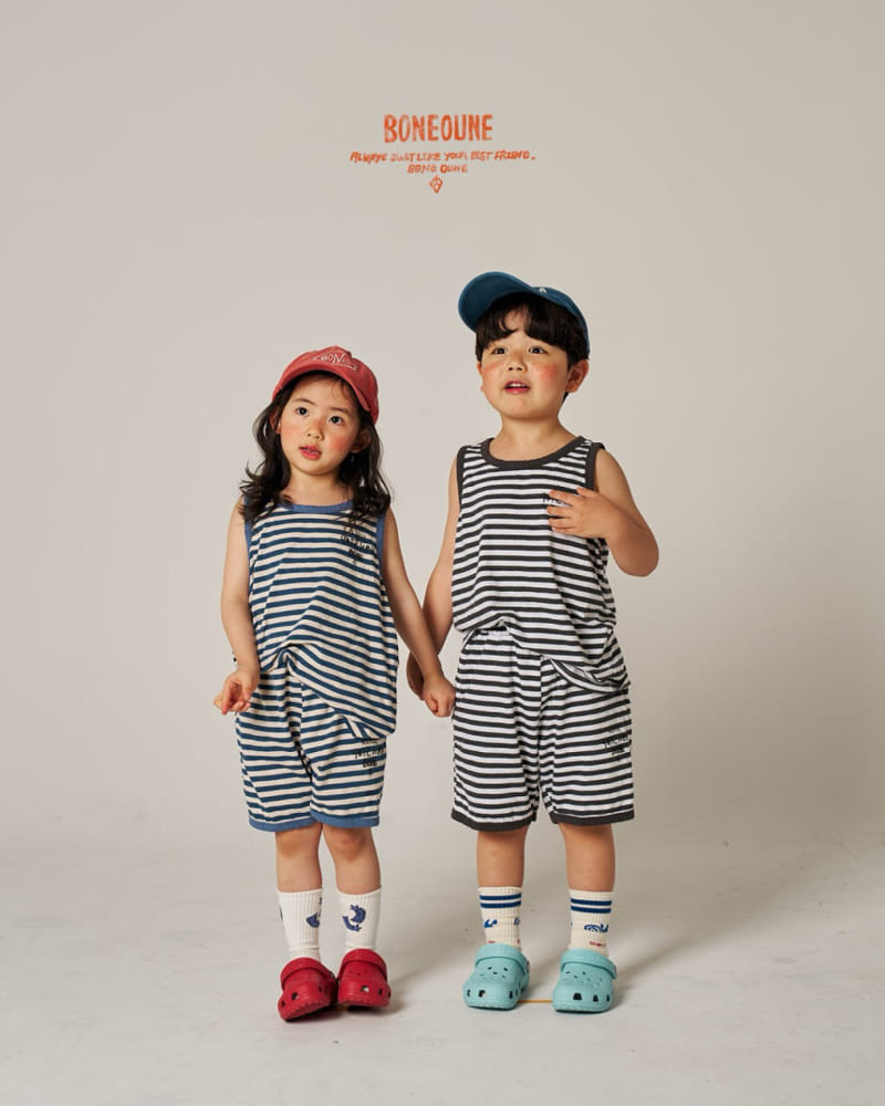 Boneoune - Korean Children Fashion - #minifashionista - Sweet Red Bean ST Non Sleeve Tee - 6