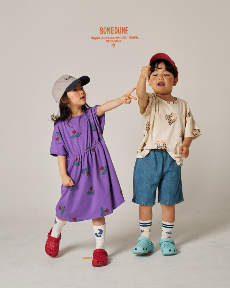 Boneoune - Korean Children Fashion - #minifashionista - Love Cheetah Jenpan Tee - 3