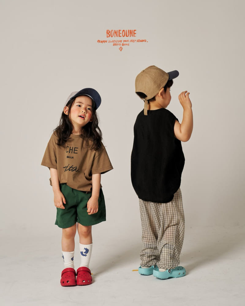 Boneoune - Korean Children Fashion - #minifashionista - Haribo Check Pants - 4