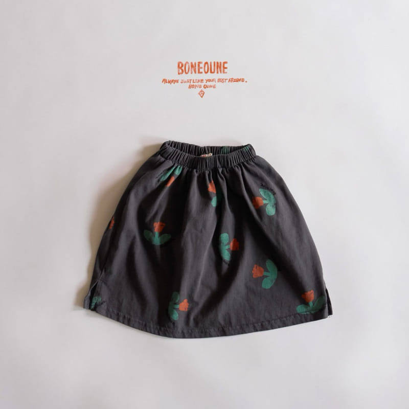 Boneoune - Korean Children Fashion - #stylishchildhood - Bhangr Flower Skirt - 2