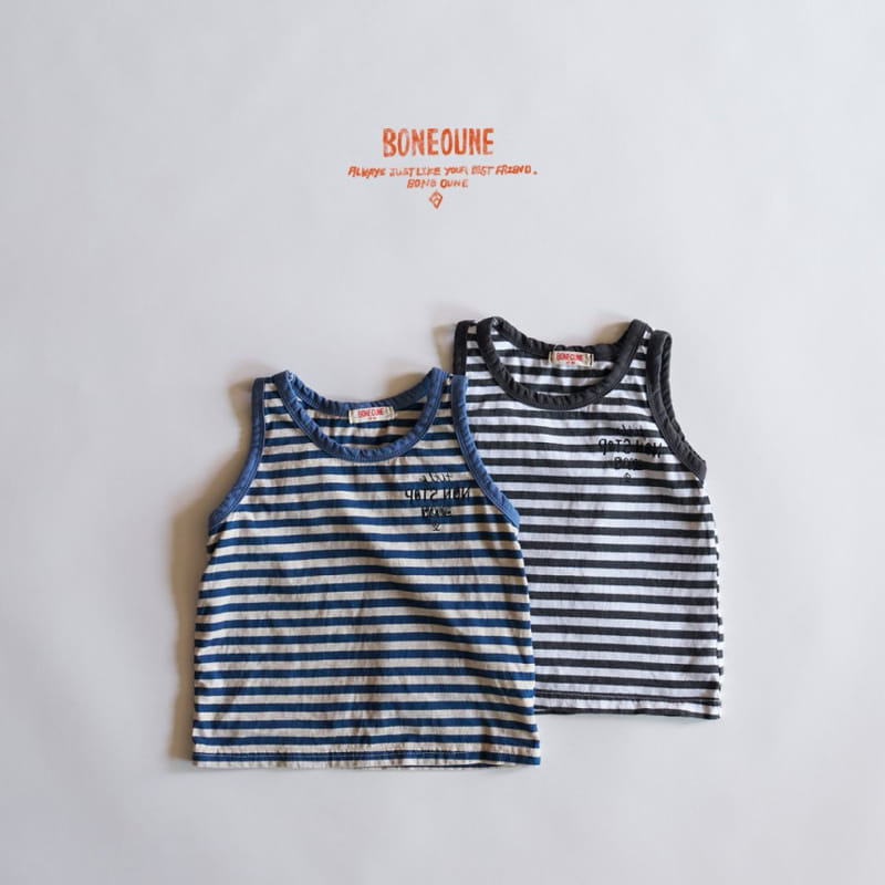 Boneoune - Korean Children Fashion - #stylishchildhood - Sweet Red Bean ST Non Sleeve Tee - 10