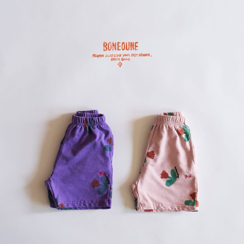 Boneoune - Korean Children Fashion - #todddlerfashion - Mignon Flower Shorts