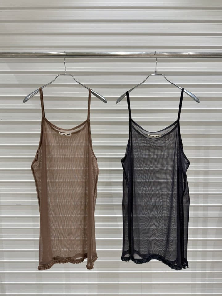 Bricklane - Korean Women Fashion - #pursuepretty - Layered Mesh Sleeveless Tee - 3