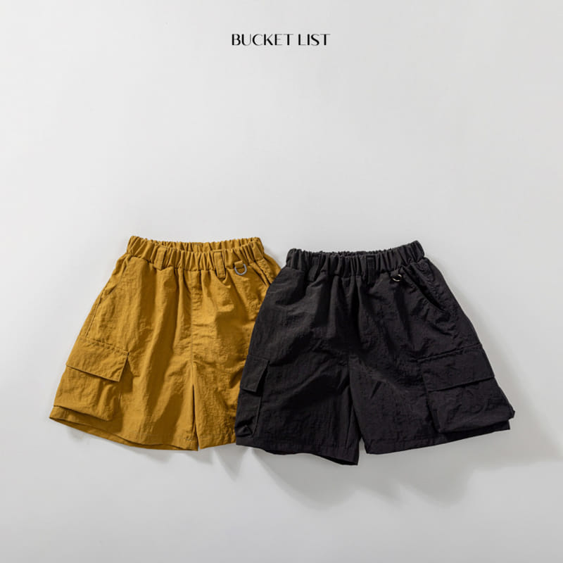 Bucket List - Korean Children Fashion - #childofig - Nylon Cargo Shorts - 2