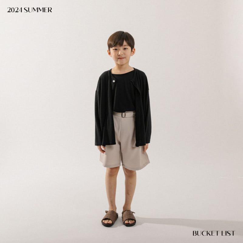 Bucket List - Korean Children Fashion - #fashionkids - Belt Slacks Shorts - 7