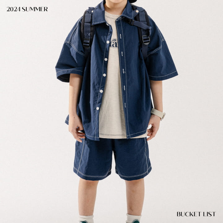 Bucket List - Korean Children Fashion - #littlefashionista - Anorak Short Sleeve Shirt - 9