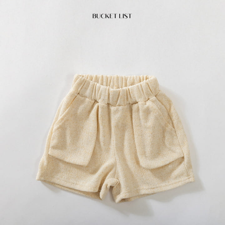 Bucket List - Korean Children Fashion - #stylishchildhood - Knit Pocket Shorts - 11