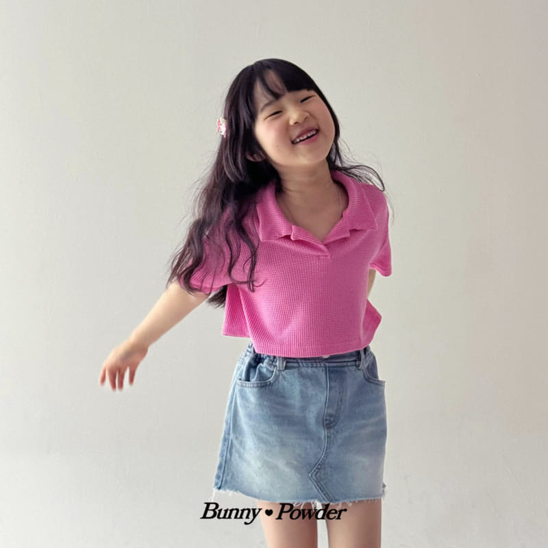 Bunny Powder - Korean Children Fashion - #Kfashion4kids - Nurd Collar Tee - 11