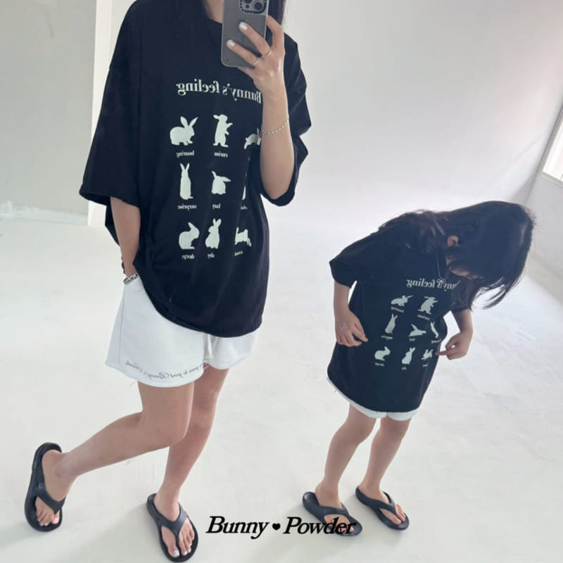 Bunny Powder - Korean Children Fashion - #Kfashion4kids - Feeling Bunny Tee With Mom - 6