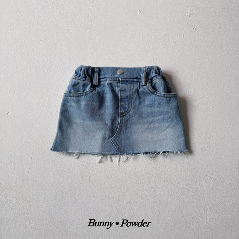 Bunny Powder - Korean Children Fashion - #childofig - Lexy Denim Skirt - 4