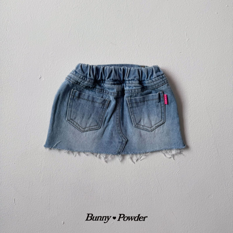 Bunny Powder - Korean Children Fashion - #designkidswear - Lexy Denim Skirt - 5