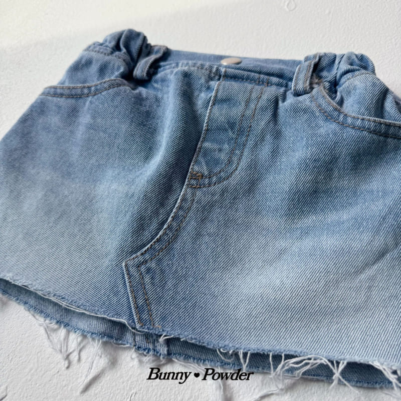 Bunny Powder - Korean Children Fashion - #discoveringself - Lexy Denim Skirt - 6