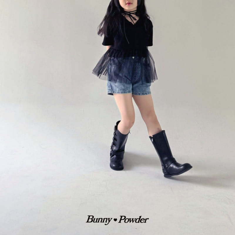 Bunny Powder - Korean Children Fashion - #discoveringself - Dol Dol Denim Pants - 5