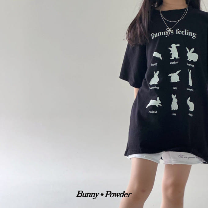 Bunny Powder - Korean Children Fashion - #discoveringself - Feeling Bunny Tee With Mom