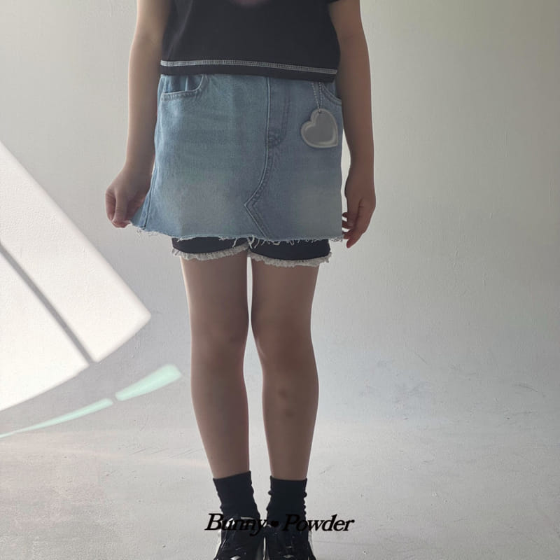 Bunny Powder - Korean Children Fashion - #fashionkids - Lexy Denim Skirt - 7