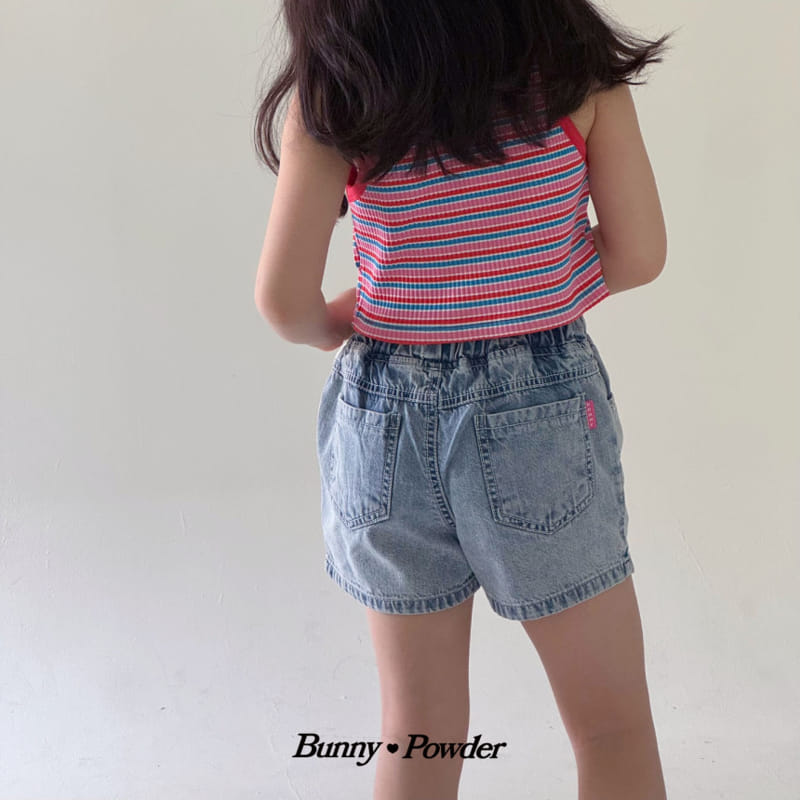 Bunny Powder - Korean Children Fashion - #kidzfashiontrend - Dol Dol Denim Pants - 9