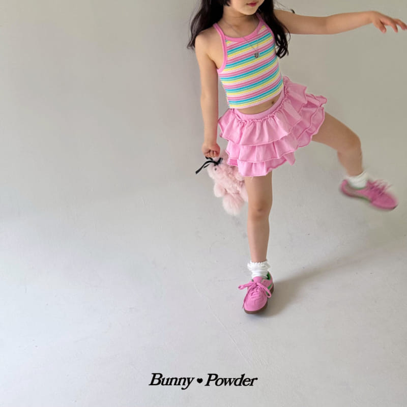 Bunny Powder - Korean Children Fashion - #kidzfashiontrend - Barbi Kan Kan Skirt Pants - 5