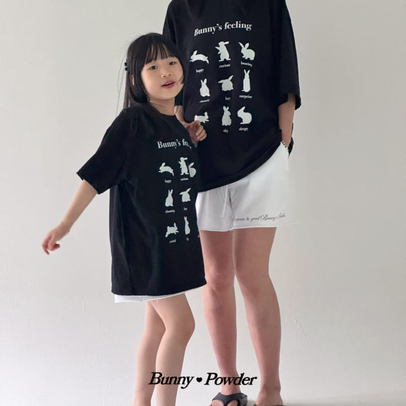 Bunny Powder - Korean Children Fashion - #kidzfashiontrend - Feeling Bunny Tee With Mom - 5