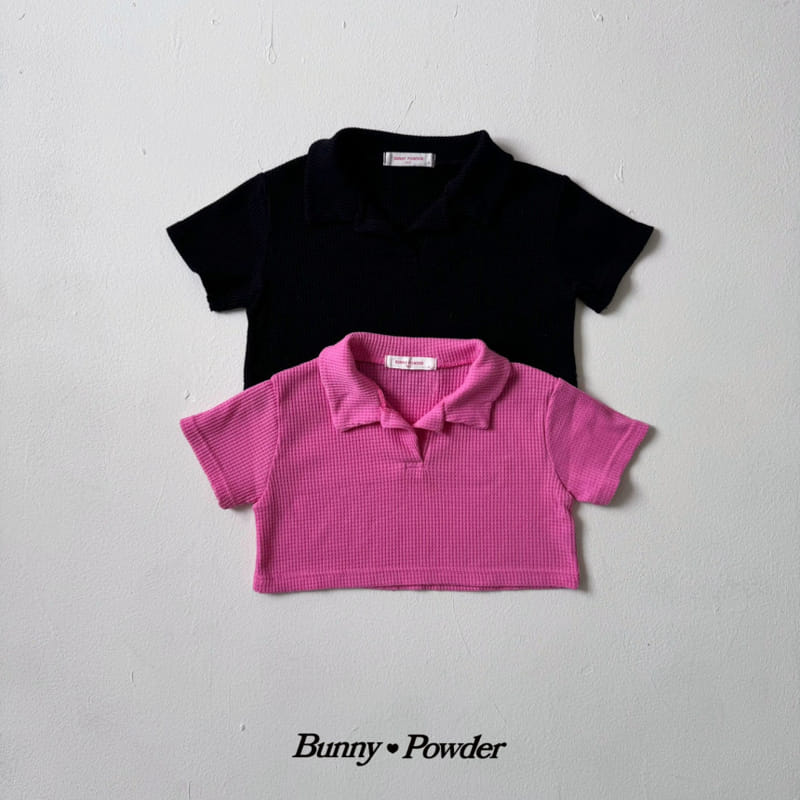 Bunny Powder - Korean Children Fashion - #stylishchildhood - Nurd Collar Tee - 2