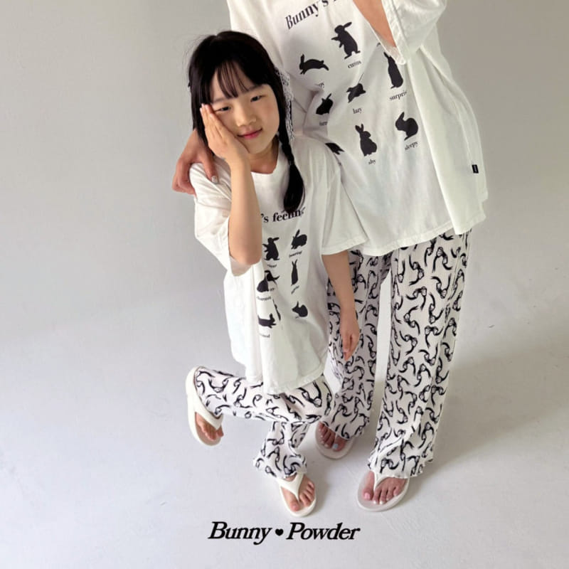 Bunny Powder - Korean Children Fashion - #todddlerfashion - Lula Pants With Mom - 9