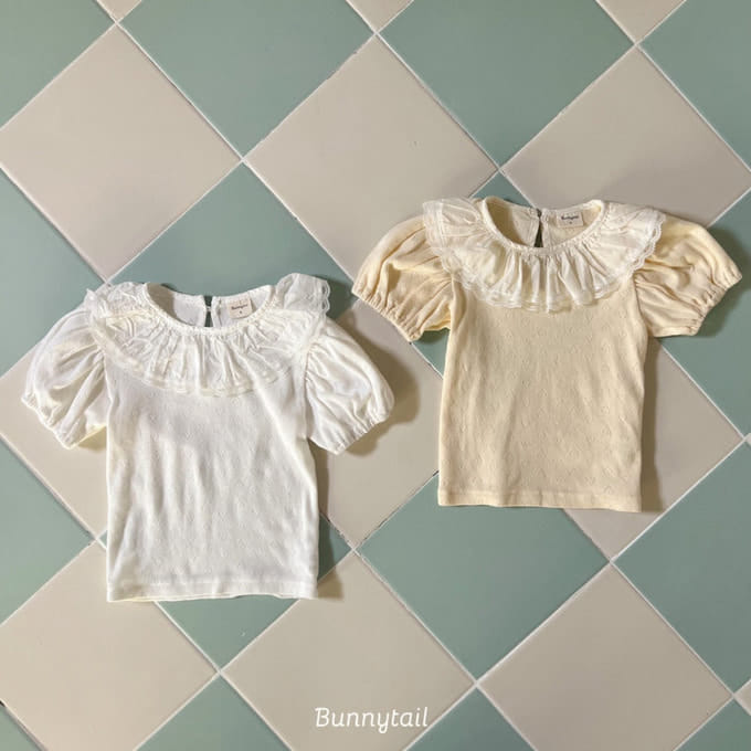 Bunnytail - Korean Children Fashion - #childofig - Eyelet Tee