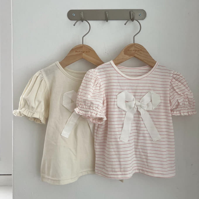 Bunnytail - Korean Children Fashion - #kidzfashiontrend - Eli Ribbon Tee