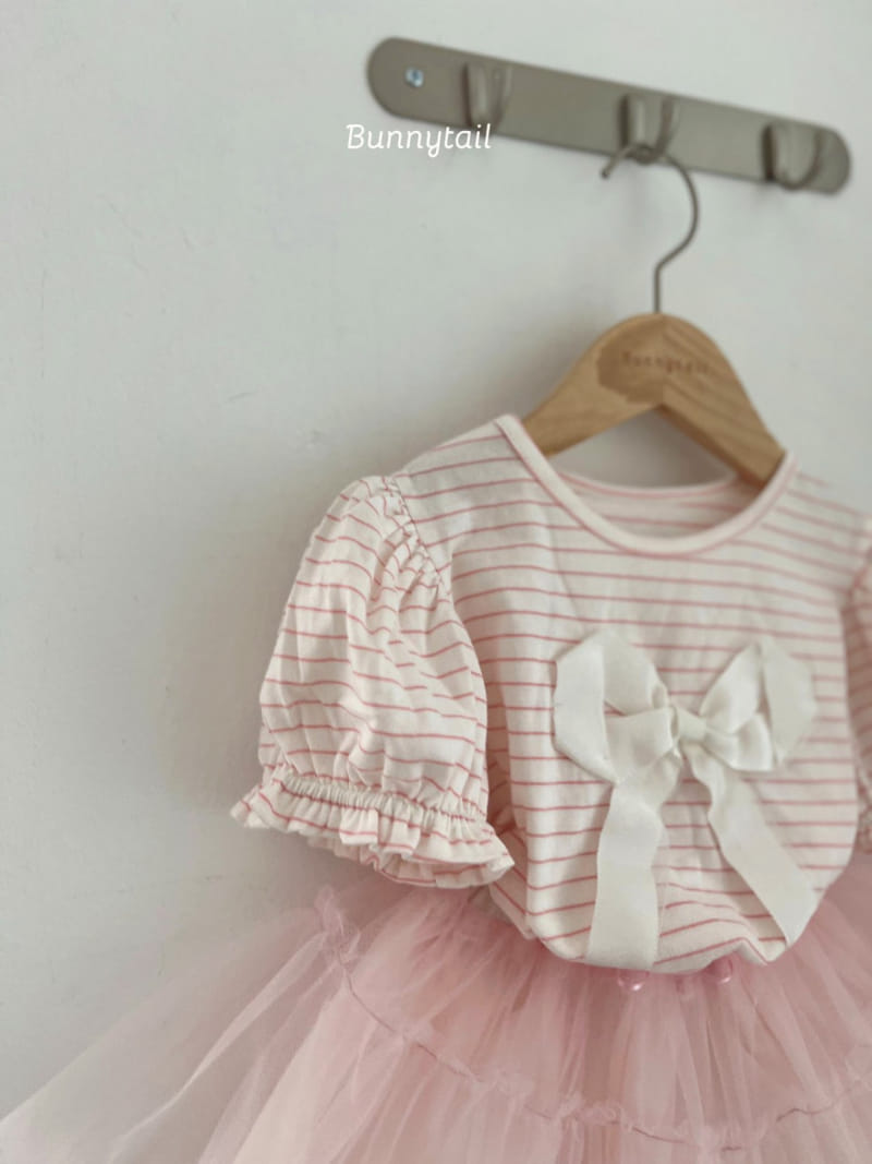 Bunnytail - Korean Children Fashion - #minifashionista - Eli Ribbon Tee - 5