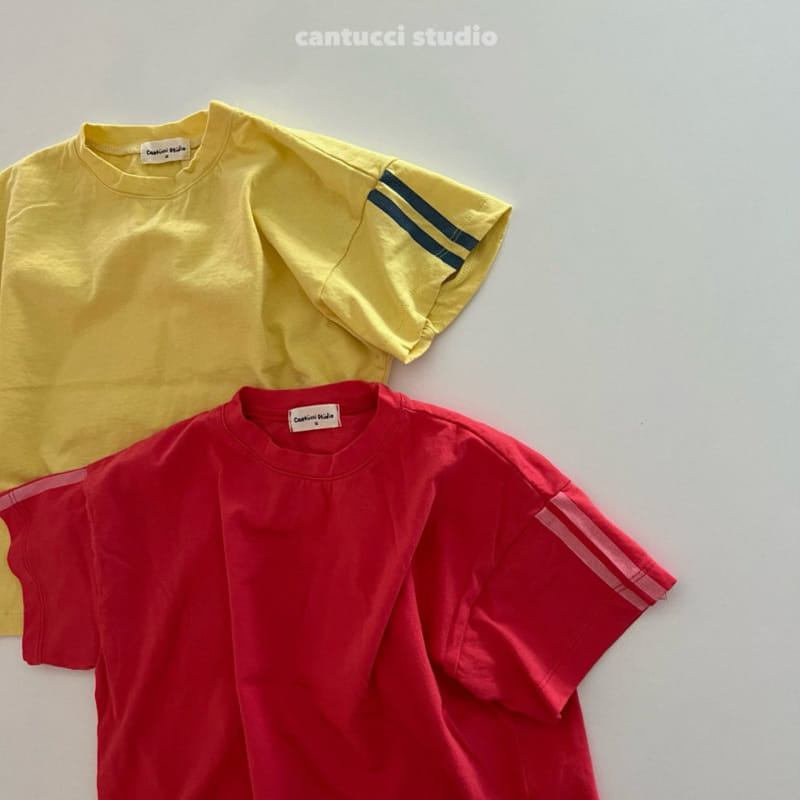 Cantucci Studio - Korean Children Fashion - #Kfashion4kids - Two Line Tee - 5